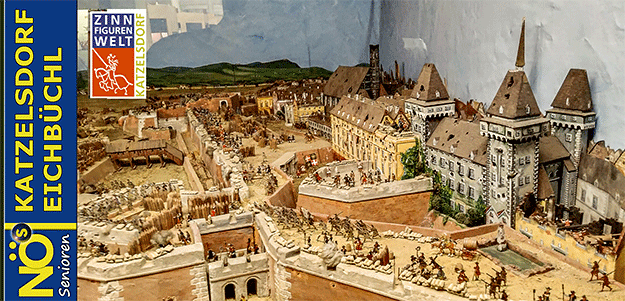 Fotocollage - Zinnfigurenwelt Ausschnitt Türkenbelagerung Wien 1683 - JoSt
